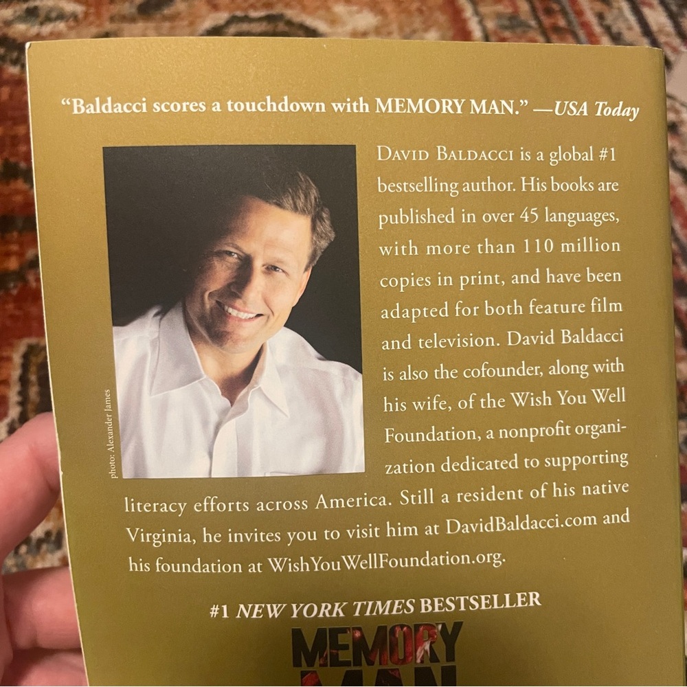 “Memory Man” by David Baldacci - Picture 3 of 4